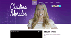 Desktop Screenshot of christinamorador.com
